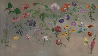 JacquesLaurent Agasse - Studies of Flowers.webp