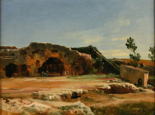Grotte des Nymphes à Syracuse - Jacques-Raymond Brascassat — visning af kunstværket