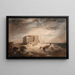 Le Château de l'Œuf, Napoli - Jacques-Raymond Brascassat — indrammet kunstværk på væggen
