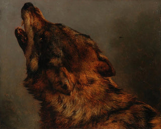 Tête de loup - Jacques-Raymond Brascassat — visning af kunstværket