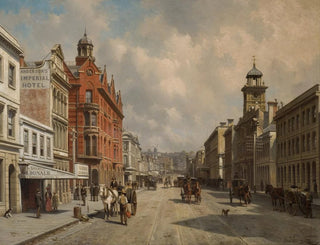 Rue Queen, Auckland - Jacques François Carabain — visning af kunstværket