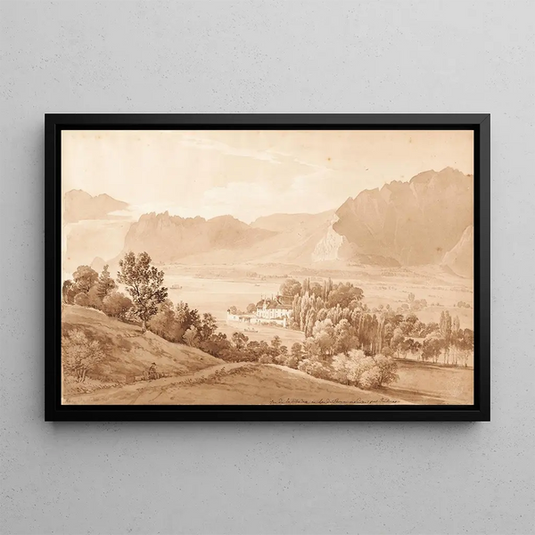 Jacques Henri Juillerat - Vue de la Chadou au Lac de Thoune.webp