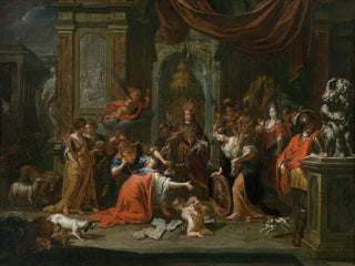 La ville d'Anvers hylder den østrigske dynasti - Jacques Ignatius de Roore — visning af kunstværket