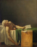 Marat myrdet - Jacques Louis David — visning af kunstværket
