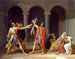 Le Serment des Horaces - Jacques Louis David — visning af kunstværket