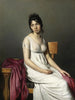 Portræt af en ung kvinde i hvid - Jacques Louis David — visning af kunstværket