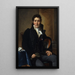 Portrait af greve de Turenne - Jacques Louis David — indrammet kunstværk på væggen