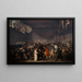 Le Serment du Jeu de Paume den 20. juni 1789 - Jacques Louis David — indrammet kunstværk på væggen