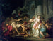 La Mort de Sénèque - Jacques Louis David — visning af kunstværket