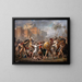 L'Intervention des Sabines - Jacques Louis David — indrammet kunstværk på væggen