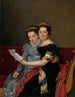 Zénaïde og Charlotte Bonaparte-søstrene - Jacques Louis David — visning af kunstværket