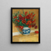 Bouquet de fleurs au vase bleu - Jacques-Émile Blanche — indrammet kunstværk på væggen