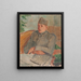 Portrait af Francis Poulenc - Jacques-Émile Blanche — indrammet kunstværk på væggen