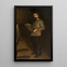 Portrait af Henri Guérard - Jacques-Émile Blanche — indrammet kunstværk på væggen