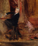 Portrait af maleren Jules Chéret 1836-1933 i hans atelier - Jacques-Émile Blanche — visning af kunstværket