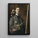 Selvportræt med Raphael de Ochoa - Jacques-Émile Blanche — indrammet kunstværk på væggen