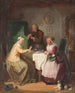 La visite du café - Jakob Emanuel Gaisser — visning af kunstværket