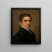 Friedrich Gauermann Kunstner - Jakob Gauermann — indrammet kunstværk på væggen