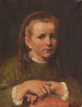 Portrait af Agnès, kunstnerens datter - Jakob Grünenwald — visning af kunstværket