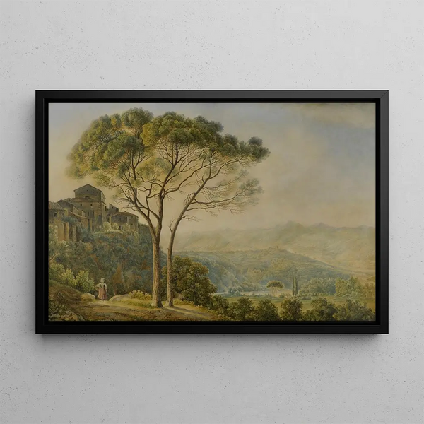 Jakob Philipp Hackert - Berglandschaft mit Pinien.webp