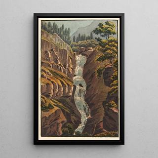 Jakob Samuel Weibel - Chute de laar Sur le grimsel.webp