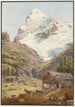 Le Wetterhorn - Jakob Samuel Weibel — visning af kunstværket