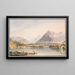 Vue des environs de Thoune - Jakob Samuel Weibel — indrammet kunstværk på væggen