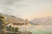 Vue du château d'Oberhofen au lac de Thoune - Jakob Samuel Weibel — visning af kunstværket