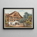 Vue de l'auberge de Matten canton de Berne - Jakob Samuel Weibel — indrammet kunstværk på væggen