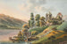 Vue du château de Ringenberg au lac de Brienz - Jakob Samuel Weibel — visning af kunstværket