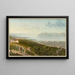 Vue générale du lac de Genève - Jakob Samuel Weibel — indrammet kunstværk på væggen