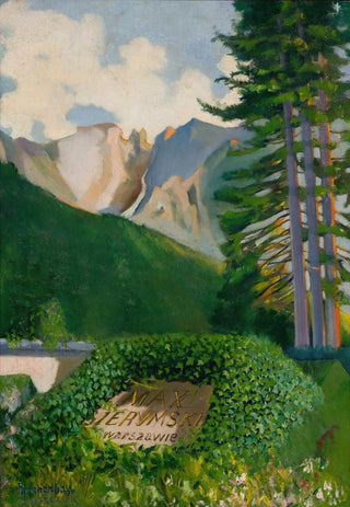 Jakub Juszczyk - Landscape with Maksymilian Gierymskis Tomb.webp