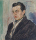 Portrait af en mand Yrjö Ramstedt - Jalmari Ruokokoski — visning af kunstværket