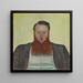 James Vibert skulptør - Ferdinand Hodler — indrammet kunstværk på væggen