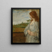 Une note blanche - James Abbott McNeill Whistler — indrammet kunstværk på væggen