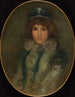 Blå og Koraller Le Petit Bonnet Blå - James Abbott McNeill Whistler — visning af kunstværket