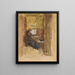 Bravura i brun - James Abbott McNeill Whistler — indrammet kunstværk på væggen