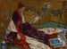Caprice i lilla og guld: L'gyldne skærm - James Abbott McNeill Whistler — visning af kunstværket