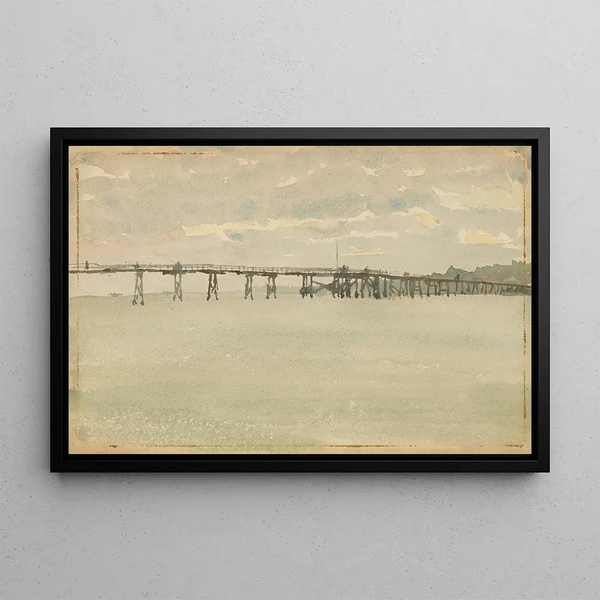 James Abbott McNeill Whistler - Grey and SilverPier Southend.webp