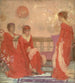 Harmoni i hud- og rød nuance - James Abbott McNeill Whistler — visning af kunstværket