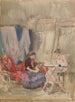 Note i rosa og lilla Le Studio - James Abbott McNeill Whistler — visning af kunstværket