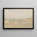 Plage d'Opale - James Abbott McNeill Whistler — indrammet kunstværk på væggen