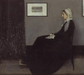Portrait af kunstnerens mor - James Abbott McNeill Whistler — visning af kunstværket