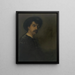 Selvportræt - James Abbott McNeill Whistler — indrammet kunstværk på væggen