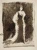 Esquisse efter Arrangement i sort Lady Meux - James Abbott McNeill Whistler — visning af kunstværket
