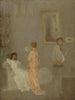 kunstneren i hans atelier - James Abbott McNeill Whistler — visning af kunstværket