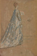 La Robe bleue - James Abbott McNeill Whistler — visning af kunstværket