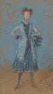 La Fille en bleu - James Abbott McNeill Whistler — visning af kunstværket
