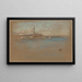 L'église de San Giorgio Maggiore - James Abbott McNeill Whistler — indrammet kunstværk på væggen