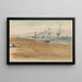 L'embouchure de la rivière - James Abbott McNeill Whistler — indrammet kunstværk på væggen